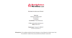 Desktop Screenshot of metallbau-bartholomeus.de